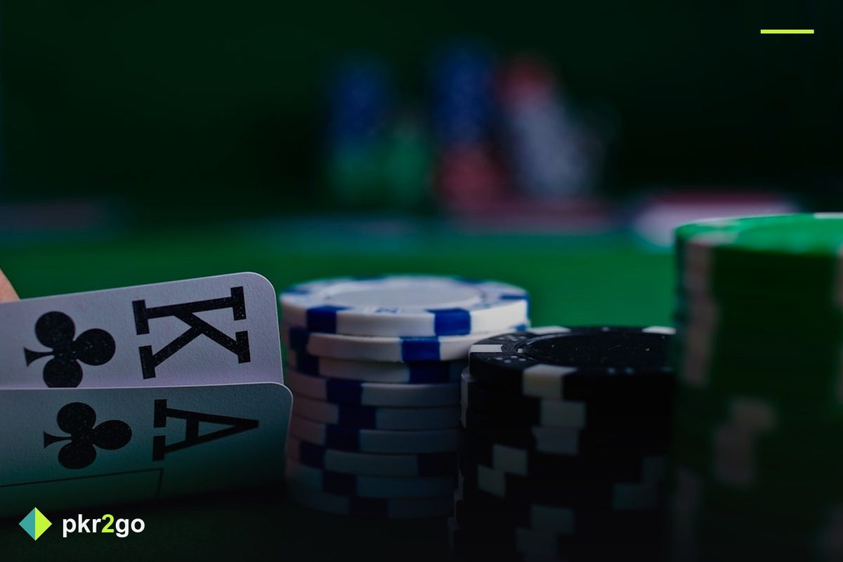 A casino poker room